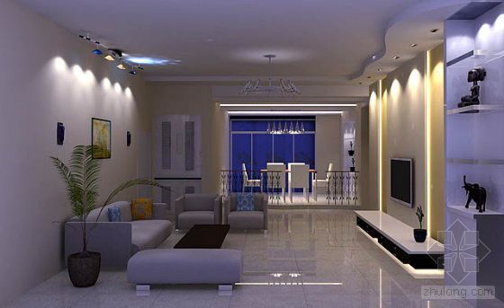 墨尔本一个东方设计资料下载-一个VR一个客厅模(材质 灯光 渲染设置)