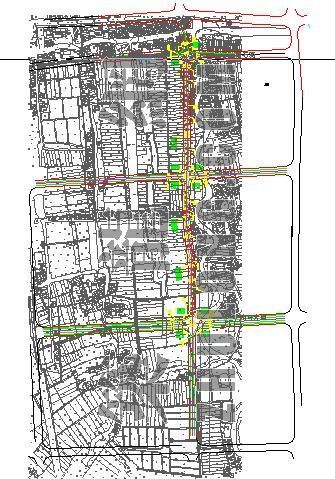 透水混凝土道路图纸资料下载-某道路图纸