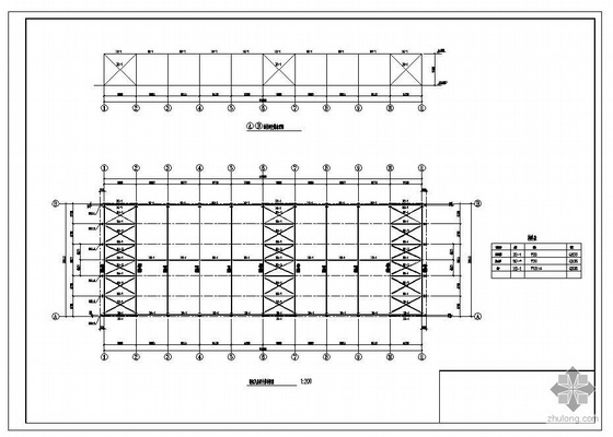 32米跨建筑结构资料下载-某32米跨门式刚架厂房结构图