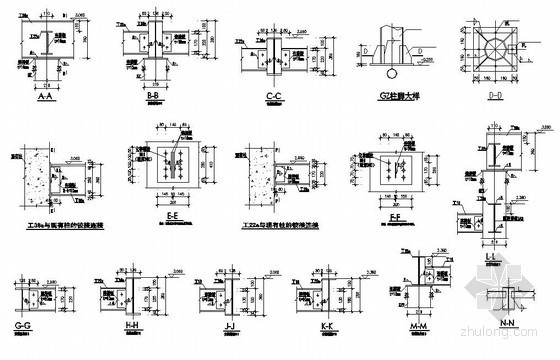 彩色沥青结构设计图资料下载-某厂房结构设计图