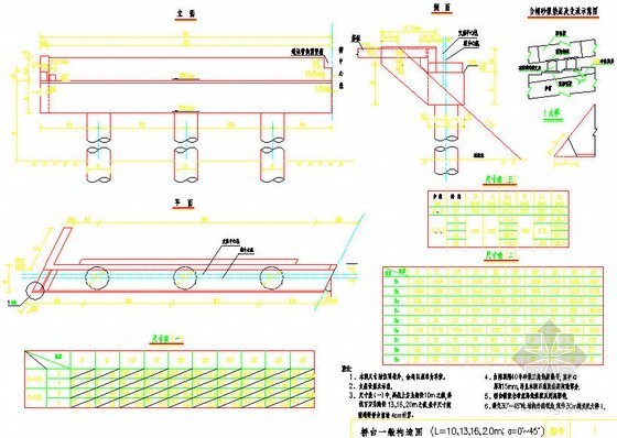 一字形桥台资料下载-成套下部桥台设计图