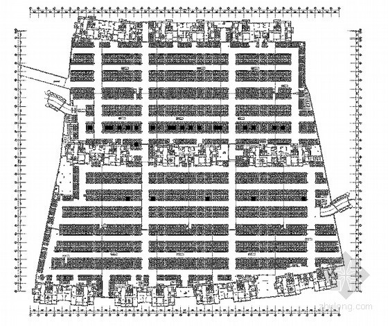 高层高档户型平面图资料下载-[内蒙古]高档住宅区给排水消防施工图423张（3个生活区、地下室、37万平方米）