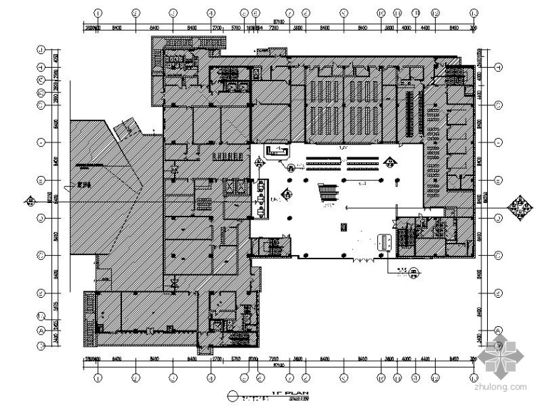 医院门诊大厅平面图资料下载-[江苏]某人民医院门诊综合楼一标段室内施工图