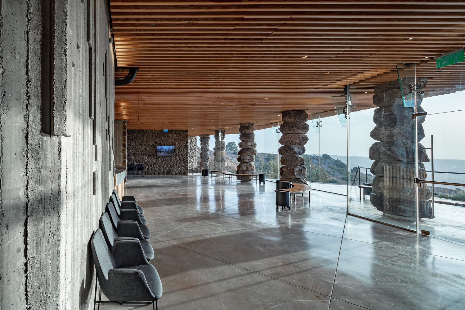 以色列ein keshatot 游客中心内部实景图