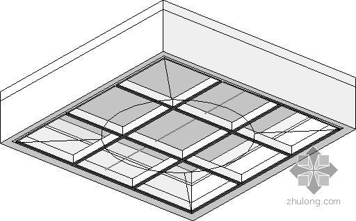 建筑外立面灯槽资料下载-暗灯槽 - 抛物面正方形