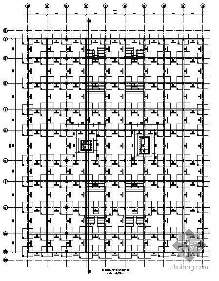 招投标设计外文参考文献资料下载-[外文]某混凝土建筑结构设计图