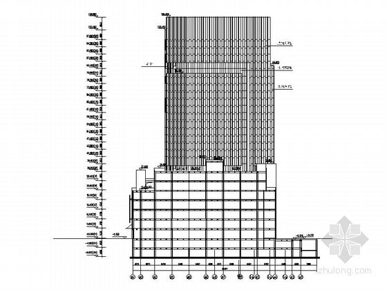 [浙江]某二十六层星级酒店建筑扩初图（108.6米）-图7