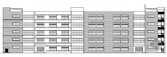 工业园厂房建筑施工图资料下载-[深圳市]某工业园区现代厂房建筑施工图