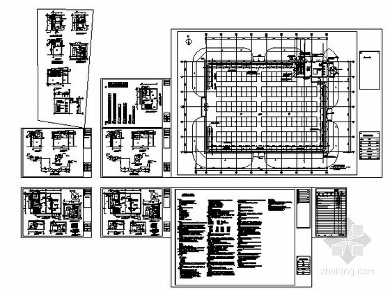 [深圳]展厅中央空调系统设计施工图-施工设计图 
