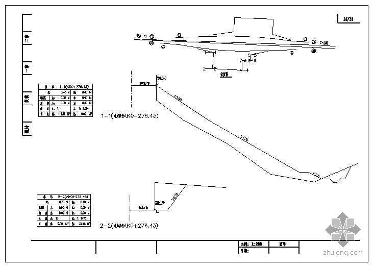 公路停车区设计资料下载-某高速公路山区停车区设计图