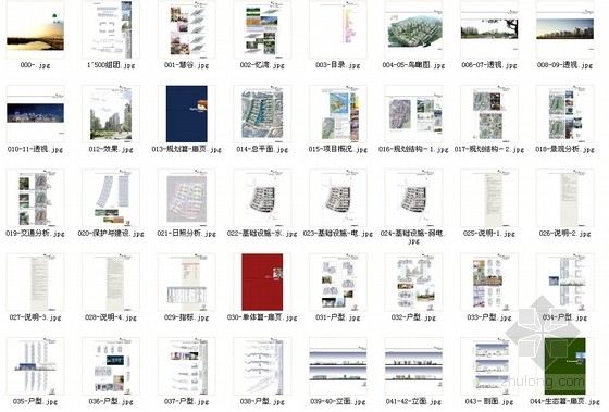 [上海]生态型小高层住宅区规划设计方案文本（国内知名地产）-总缩略图 