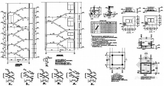 某3层厂房全套设计资料下载-某3层框架厂房结构设计图