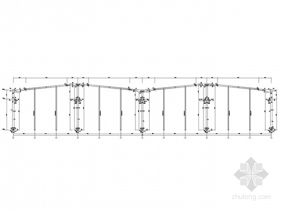 36米跨门式钢结构造价资料下载-2X36米两联跨门式刚架厂房结构施工图