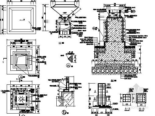 某私家花园局部区域园建施工图- 