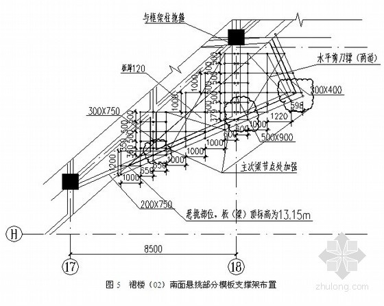 高层木模板支撑方案资料下载-某高层建筑木模板施工方案