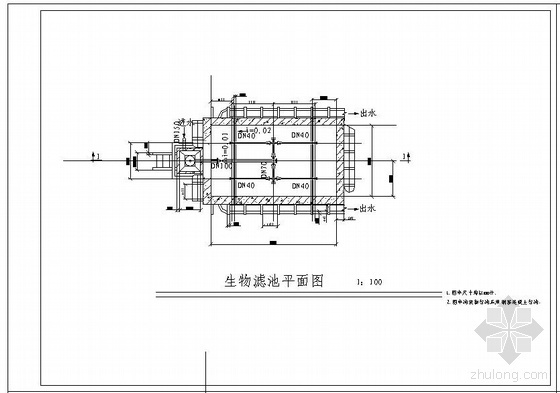 sbr工程图资料下载-某600立方米每天屠宰鹅废水处理工程设计图