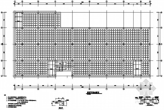 空心楼盖平面资料下载-[成都]某六层框架加工车间结构施工图(空心楼盖)