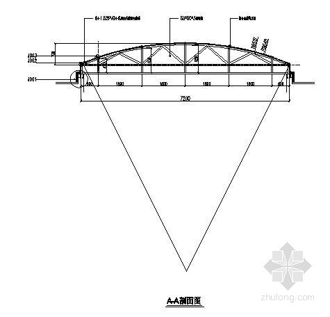 钢结构景观玻璃亭子资料下载-钢结构玻璃弧形顶棚