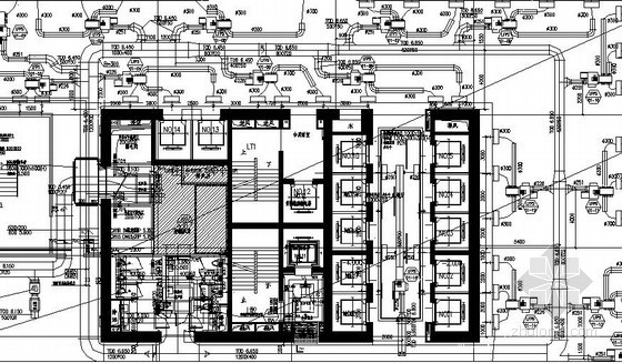 冷源系统图资料下载-超高层办公楼通风空调系统设计施工图（蓄冰空调冷源）