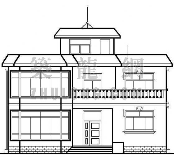 小型居住建筑施工图设计资料下载-某小型住宅建筑施工图纸