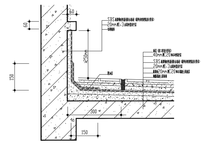 楼板防水构造节点资料下载-防水节点深化设计(word，10页）