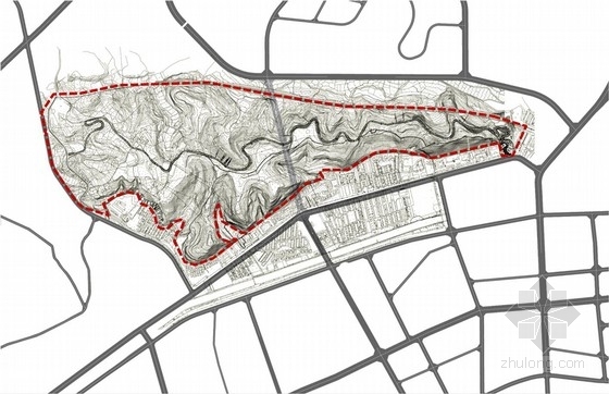 [四川]生态郊野公园景观规划设计方案-规划分析图 