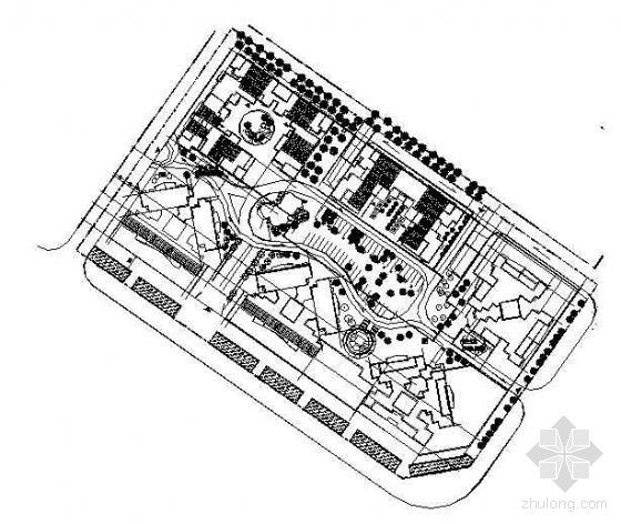 景观文本CAD资料下载-四川小区景观全套文本及CAD总图