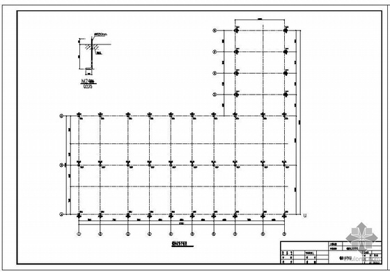 35米宽道路工程图纸资料下载-陕西某27米跨钢结构工程图纸