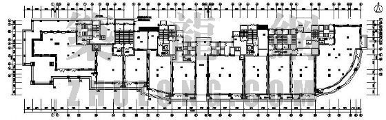 天正暖通采暖设计图资料下载-某商住楼采暖防排烟设计图