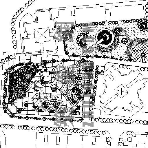 中式文化广场景观施工图资料下载-全套广场景观施工图