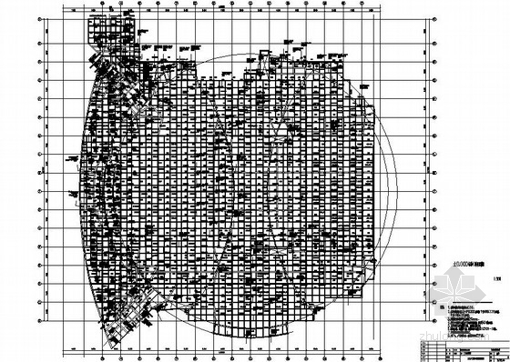 5000框架结构资料下载-框架结构主体球壳网架屋盖体育场结构施工图