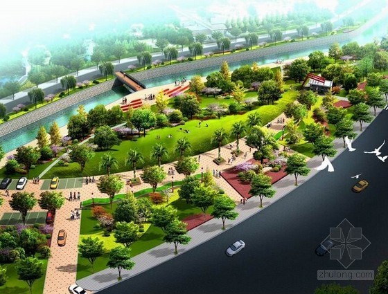 景观施工图含工程量资料下载-[安徽]滨河绿地景观工程量清单控制价(含图纸)