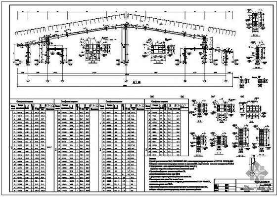 [中外]某钢结构仓库建筑结构施工图- 