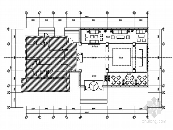 售楼处室内设计方案资料下载-[天津]两小套欧式售楼处室内设计方案（含效果图）