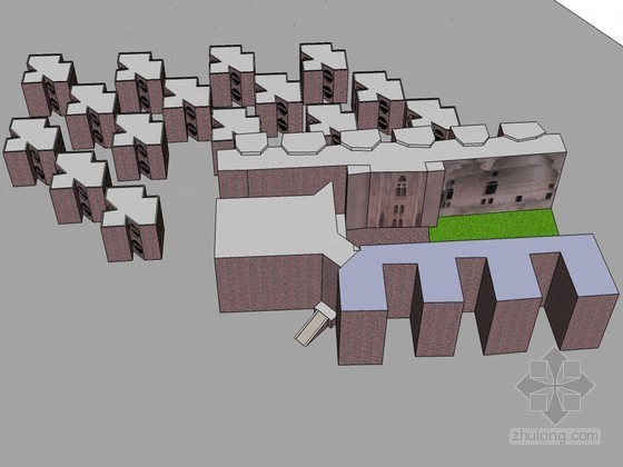 管理学院SketchUp模型下载-管理学院 