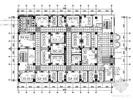 建筑空间平面设计方案图资料下载-KTV空间平面设计图