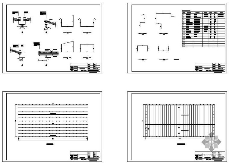 供电所施工图资料下载-某供电所屋面板布置节点构造详图