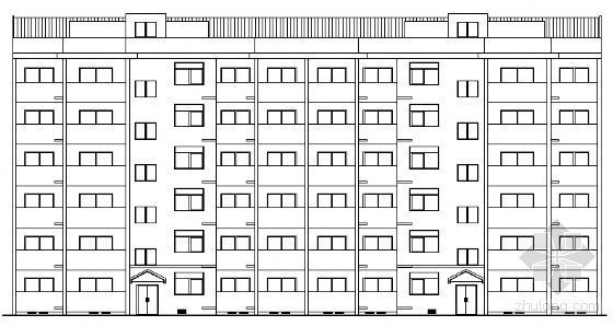 单元式住宅楼施工图资料下载-[毕业设计]某单元式六层住宅楼建筑结构方案图