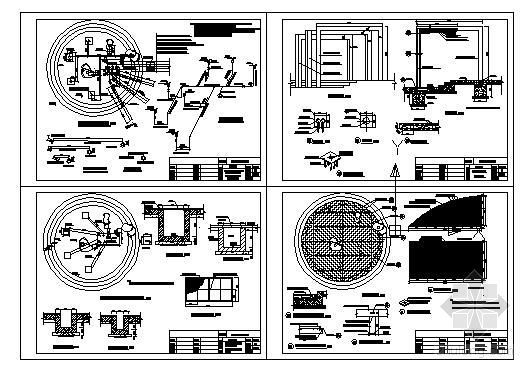 圆形状叠泉施工图资料下载-水帘旱泉施工图