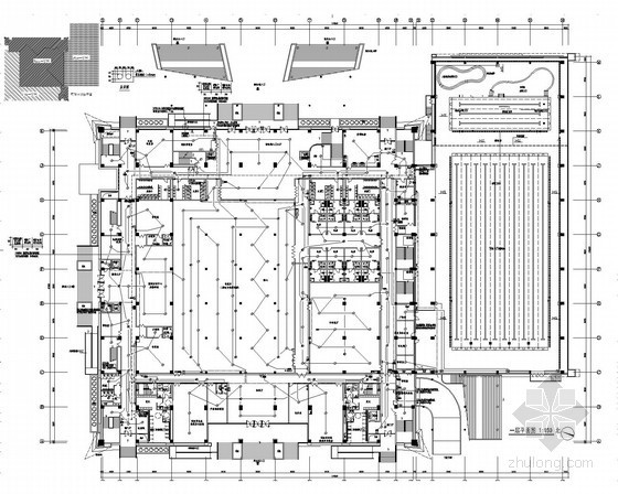 体育建筑空调电气施工图资料下载-[上海]大型综合体育馆全套电气施工图纸