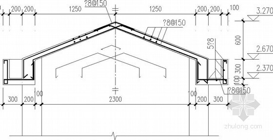 加砌块墙体节点资料下载-欧式别墅坡屋顶及墙体节点构造详图