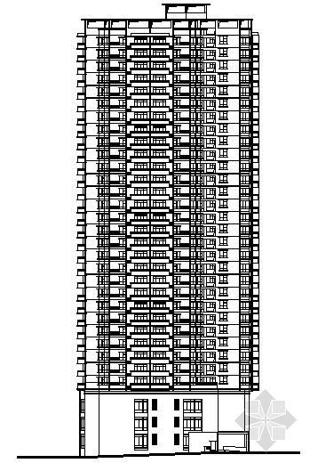 某三十一层商住楼建筑施工图（106.3米）-2