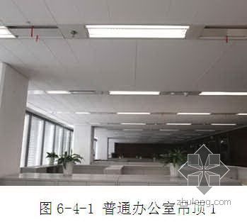 高层长条形办公楼资料下载-单T设备带龙骨长条形矿棉板吊顶设计与施工技术（总结）
