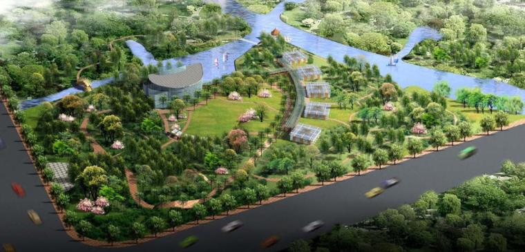 辰山植物园资料下载-[上海]国家植物园规划设计方案（CAD总平面+实景图）