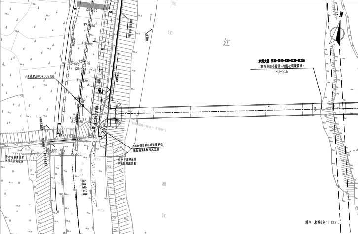 3级公路标准横断面资料下载-时速40km/h三级公路大桥施工图设计（PDF，94页）