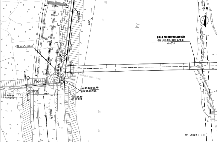 三级公路设计线路资料下载-时速40km/h三级公路大桥施工图设计（PDF，94页）