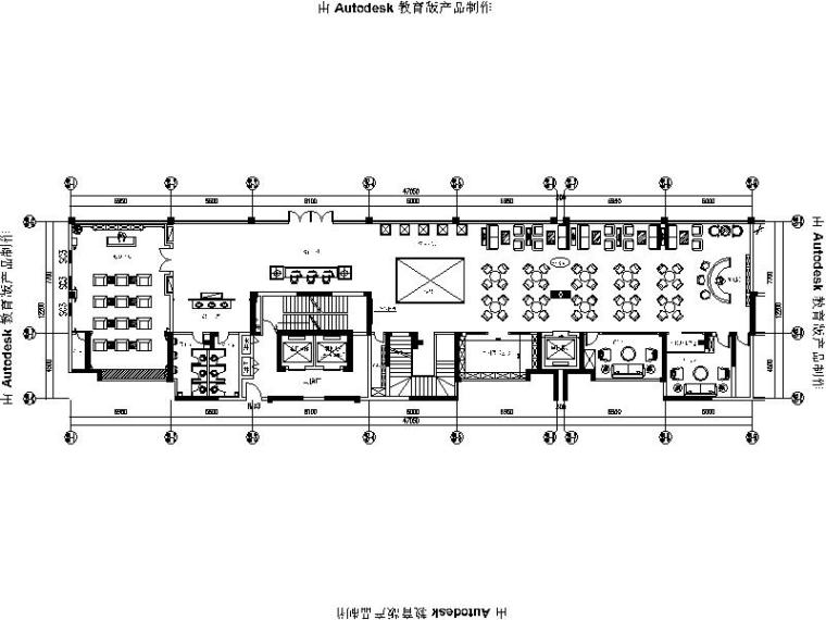 售楼展示大厅施工图资料下载-[广州]精致简约欧式售楼中心设计施工图（含效果图）