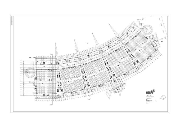 义乌福田市场建筑设计方案（施工图CAD）-义乌福田市场建筑设计3