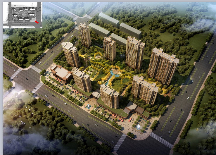 南京水游城建筑设计资料下载-马鞍山绿地世纪城建筑设计方案文本