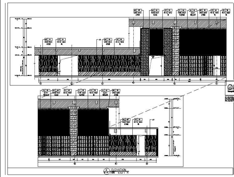 [杭州]泛海钓鱼台酒店设计施工图（附物料表）-附件预览图1